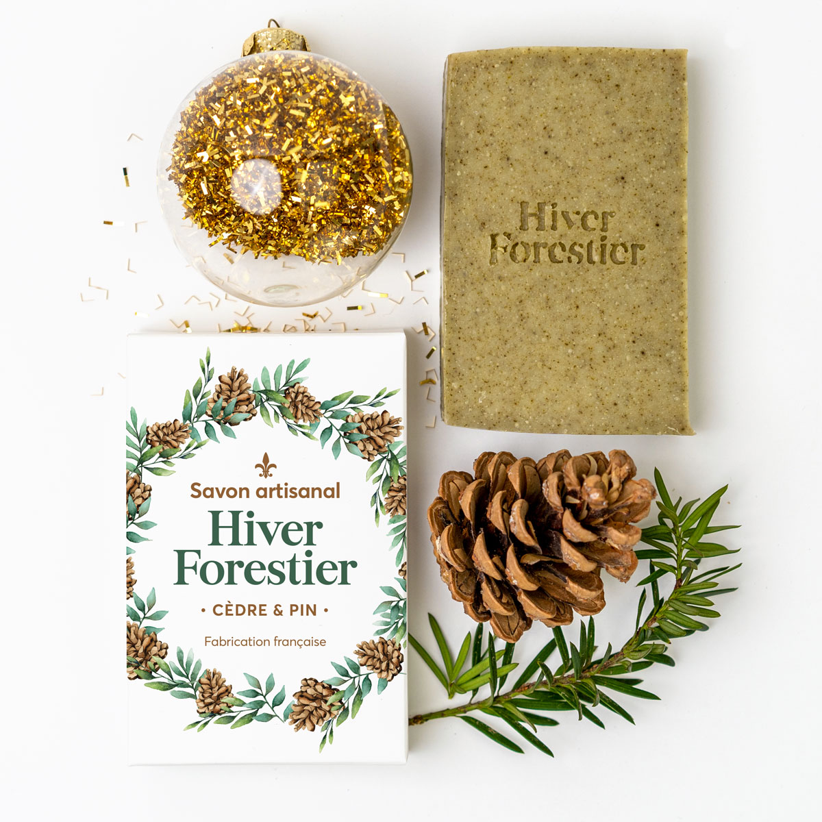 Savon de Noël - Hiver Forestier