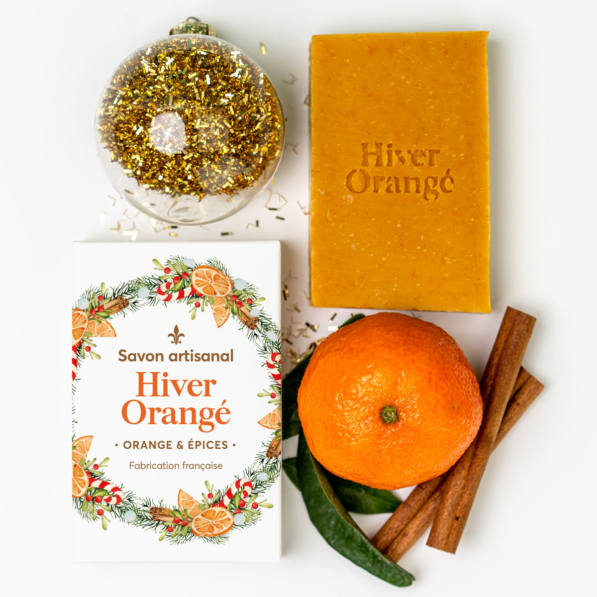 Savon de Noël - Hiver Orangé